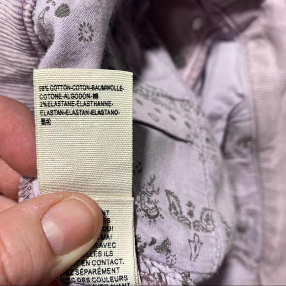 We The Free Lilic Sun Chaser High Rise Button Fly Corduroys Size 31 NWOT - Picture 13 of 15